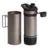 GRAYL GeoPress Titanium 24 oz Water Purifier Bottle - Filter for Hiking, Camping, Survival, Travel (Covert Black) - Image 2
