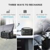 EF ECOFLOW RIVER 288Wh Portable Power Station,3 x 600W(Peak 1200W) AC Outlets & LED Flashlight, Fast Charging Silent Solar Generator (Solar Panel Optional) for Emergencies Home Outdoor Camping RV - Image 5