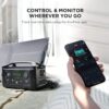 EF ECOFLOW RIVER 288Wh Portable Power Station,3 x 600W(Peak 1200W) AC Outlets & LED Flashlight, Fast Charging Silent Solar Generator (Solar Panel Optional) for Emergencies Home Outdoor Camping RV - Image 6