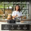 EF ECOFLOW Portable Power Station RIVER 3, 245Wh LiFePO4 Battery Power Station, 300W Up to 600W AC Output, <20 MS UPS & <30 dB, 1Hr Fast Charging Solar Generator for Outdoor/Camping/Home Use - Image 4