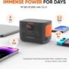 Jackery Explorer 100 Plus Power Station, 99Wh LiFePO4 Battery Power Bank, 3-Port 128W Portable Charger, PD 3.0 Fast Charge, Compatible with MacBook Pro/Air, iPhone 15/14 Series (Solar Panel Optional) - Image 2