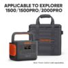 Jackery Carrying Case Bag (L Size) for Explorer 1500/1500 PRO / 2000 Pro Portable Power Station - Black (Power Station Not Included) - Image 2