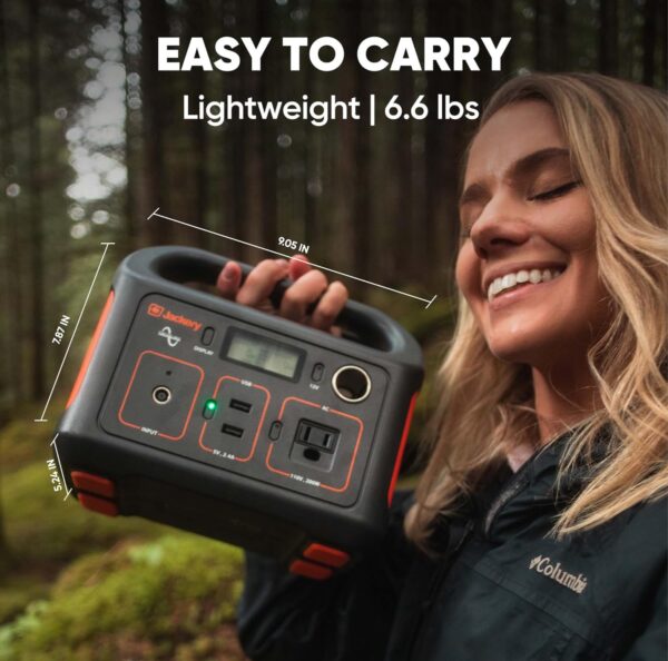 Jackery Portable Power Station Explorer 240, 240Wh Backup Lithium Battery, 110V/200W Pure Sine Wave AC Outlet, Solar Generator for Outdoors Camping Travelling and Emergencies. (Solar Panel Separate) - Image 4