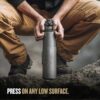 GRAYL GeoPress Titanium 24 oz Water Purifier Bottle - Filter for Hiking, Camping, Survival, Travel (Covert Black) - Image 5